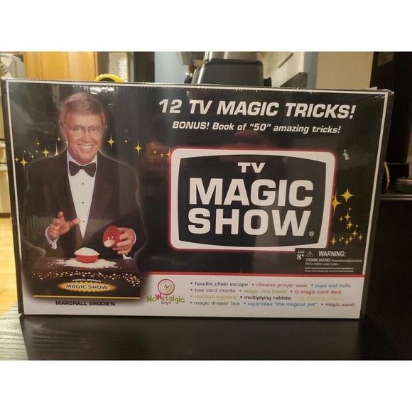 Marshall Brodien's Magic Show 12 TV Magic Tricks Bonus Book 50 Amazing Tricks - Picture 1 of 3